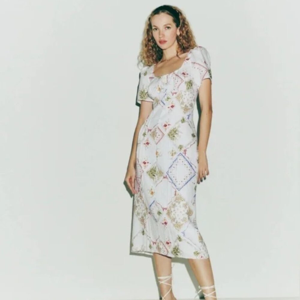 Reformation Pierce Linen Dress